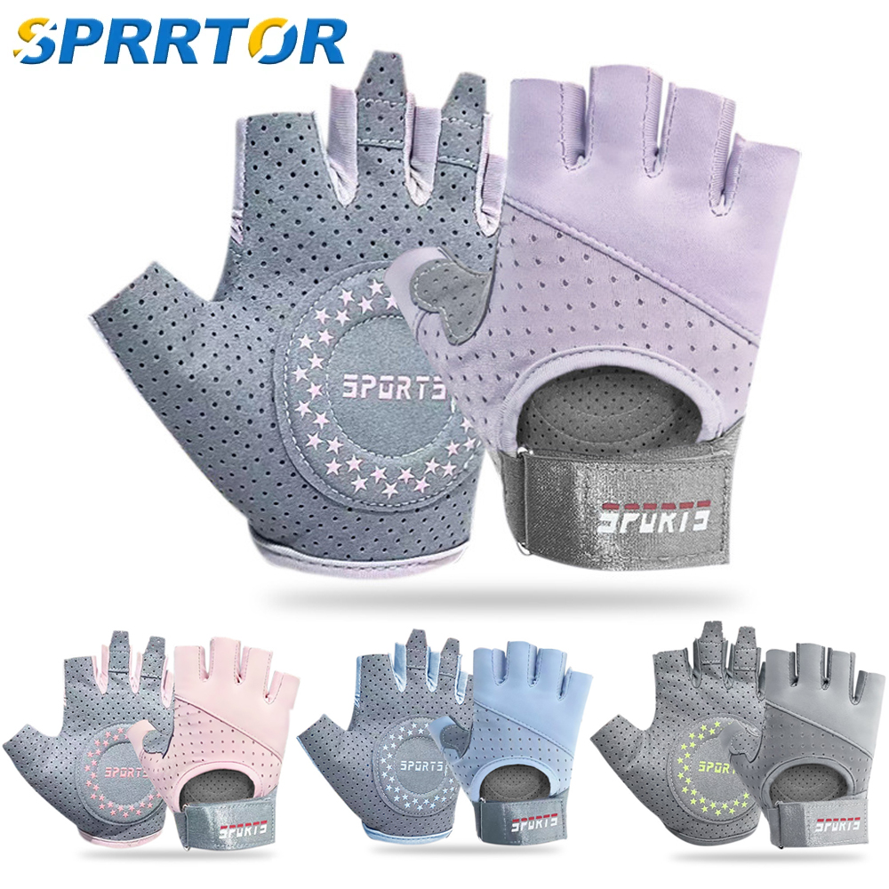 HOT 1Pair Weight Lifting Gloves Full Palm Protection,Workout Gloves for Gym,Cycling,Breathable,Super Lightweight for Mens and Women