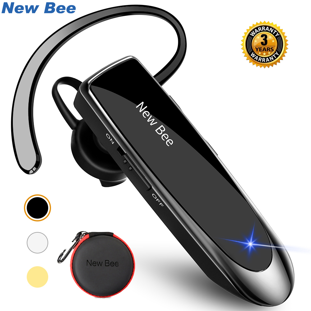 K200 Bluetooth Headset Bluetooth 5.0 Earpiece Handsfree Headphones Mini Wireless Earphone Earbud Earpiece For xiaomi(No Logo)
