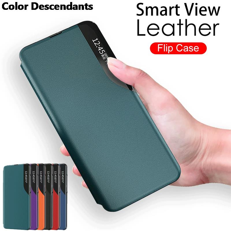 View Smart Flip Case for HONOR 200 300 70 90 Lite X9C Cover Fundas Leather Magnetic Cases Huawei HONOR X50 X60 Pro Case X8B X9A