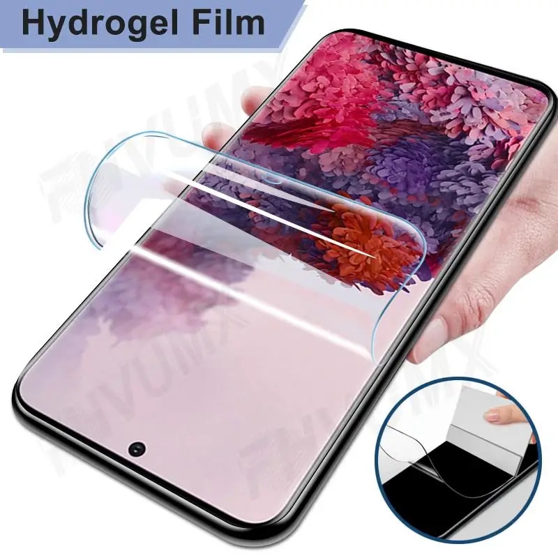 9D Hydrogel Protective Film For Samsung Galaxy S9 S10 Plus S10E S20 FE S21 S22 Ultra Note 9 10 20 Soft silicon Screen Protector