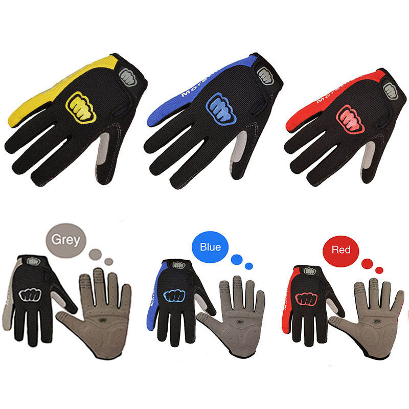 HOT 1 Pair Autumn Winter Full Finger touch screen Cycling Gloves Sport Gloves Bicycle Gym Fitness Gloves MTB Bike Gloves Wholesale