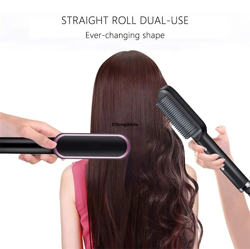 HOT Brush Care Mini Electric Comb Fast Professional Hair Straight New Heated Hair Brush Personal Multi-Purpose Hairstyle