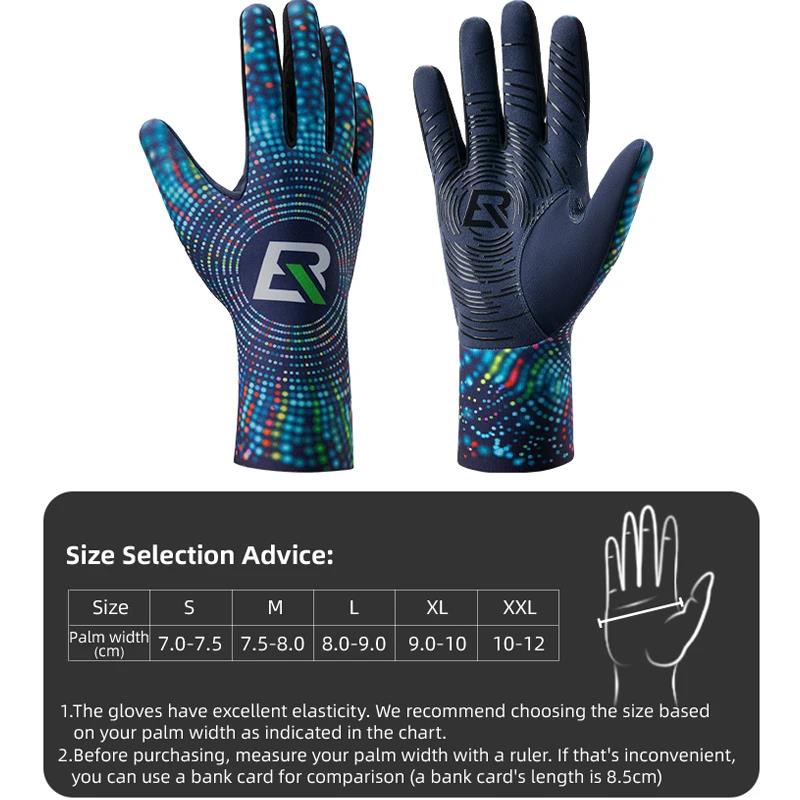 HOT ROCKBROS Cycling Long Finger Gloves Mountain Road Cycling Gloves Full Finger Lengthened Wrist Guards Bike Gloves For Winter