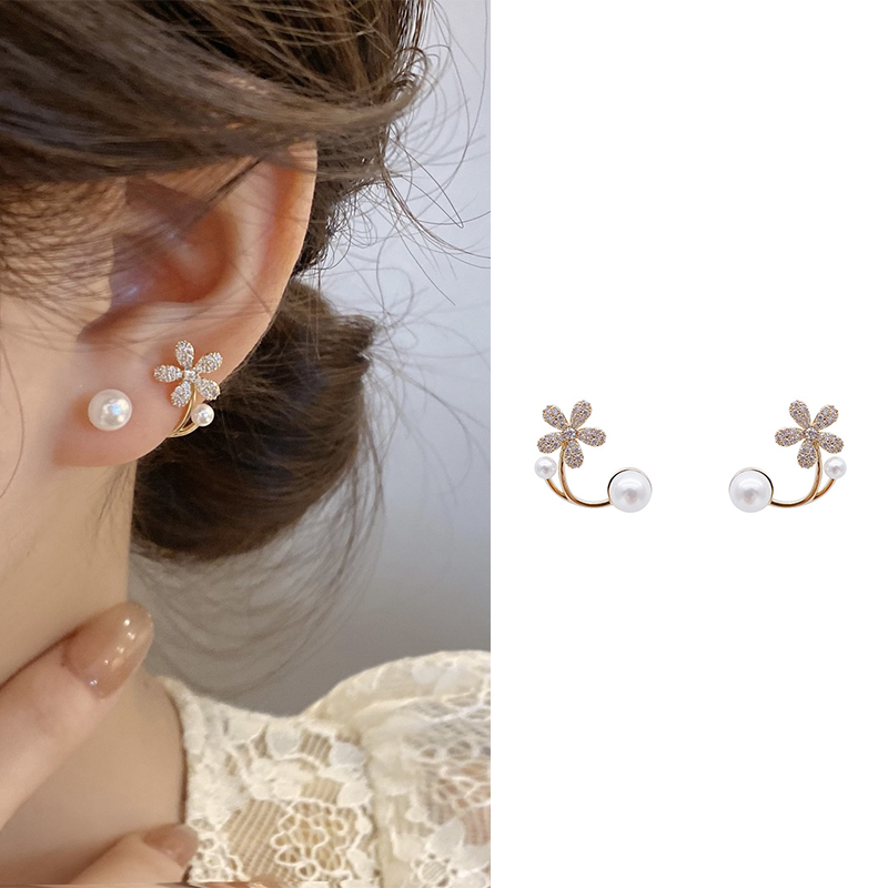 Flower Pearl Earrings Petal Earing New Girl Accessories New 2026