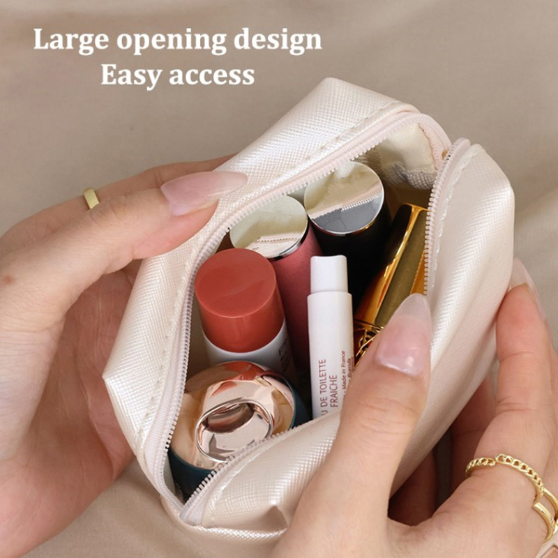 【Stylish】 Women's Portable Cosmetic Bag Mini Beautiful Jewelry Bag Lipstick Bag BANGCHEN