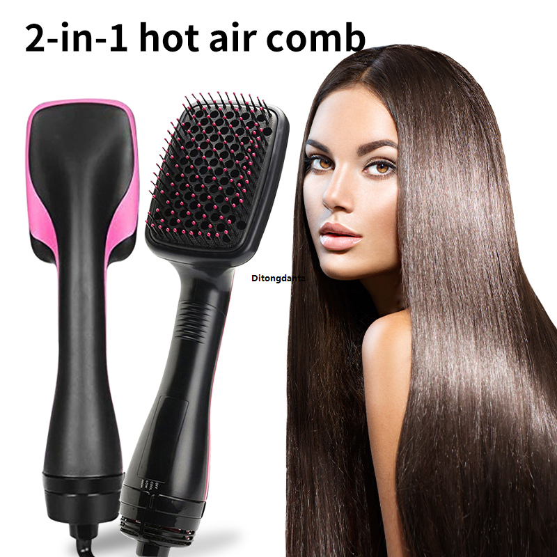 Comb Brush Straight Hair Dryer Fast Electric Hair Dryer One Step Salon Professional Home Hot Air Brush Heating
