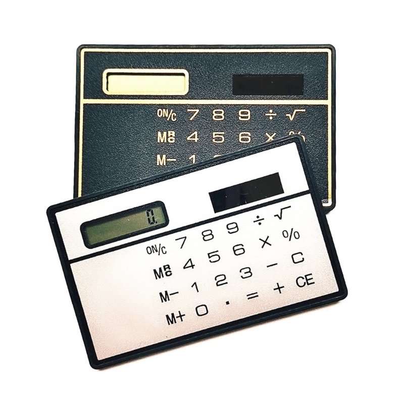 HOT 2024 New Small Pocket Calculator Solar Powered Calculator 8 Digit Calculator Mini Thin Body Portable Basic Standard Calculator