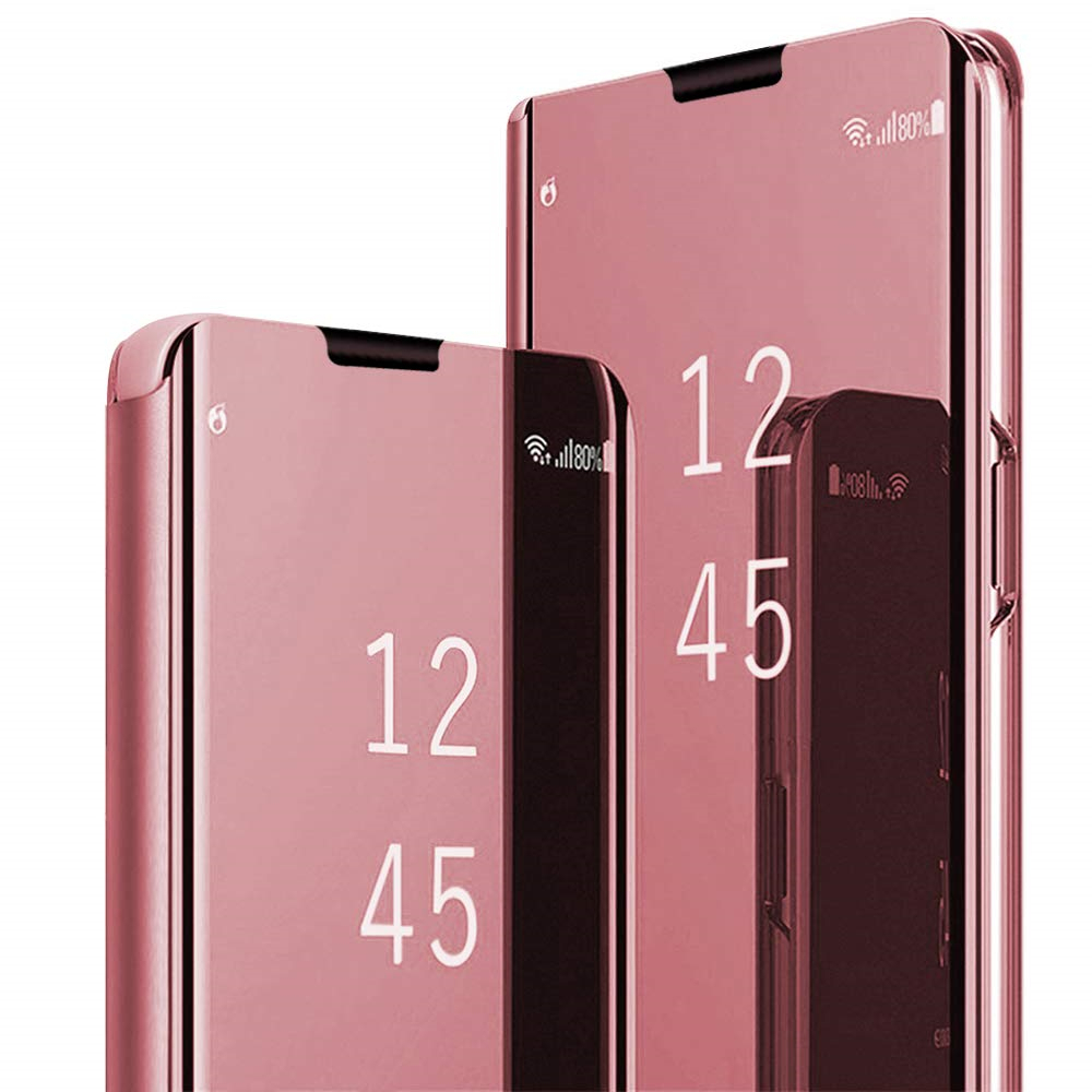 Luxury Smart Mirror Case For Huawei HONOR Magic 6 5 Lite X9A X8B X7B Coque For HONOR 70 50 20 10 Leather Flip Holder Phone Cover