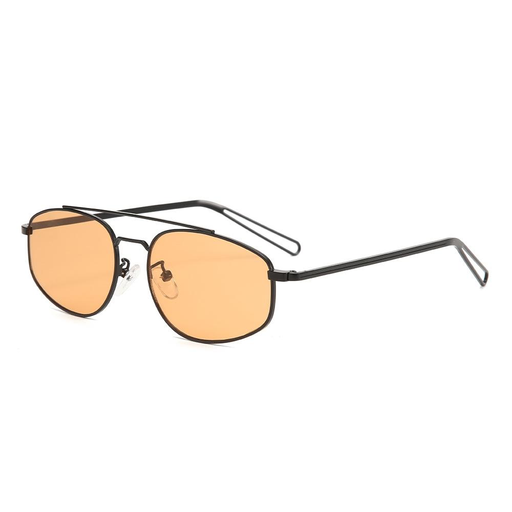 New style Unisex Vintage Sunglasses Cool Retro Brand Designer Fashion Eyewear Metal Small Frame Designer Sun Glasses for Outdoor Activities Street Fashion Men and Women Eye Protection Accessory