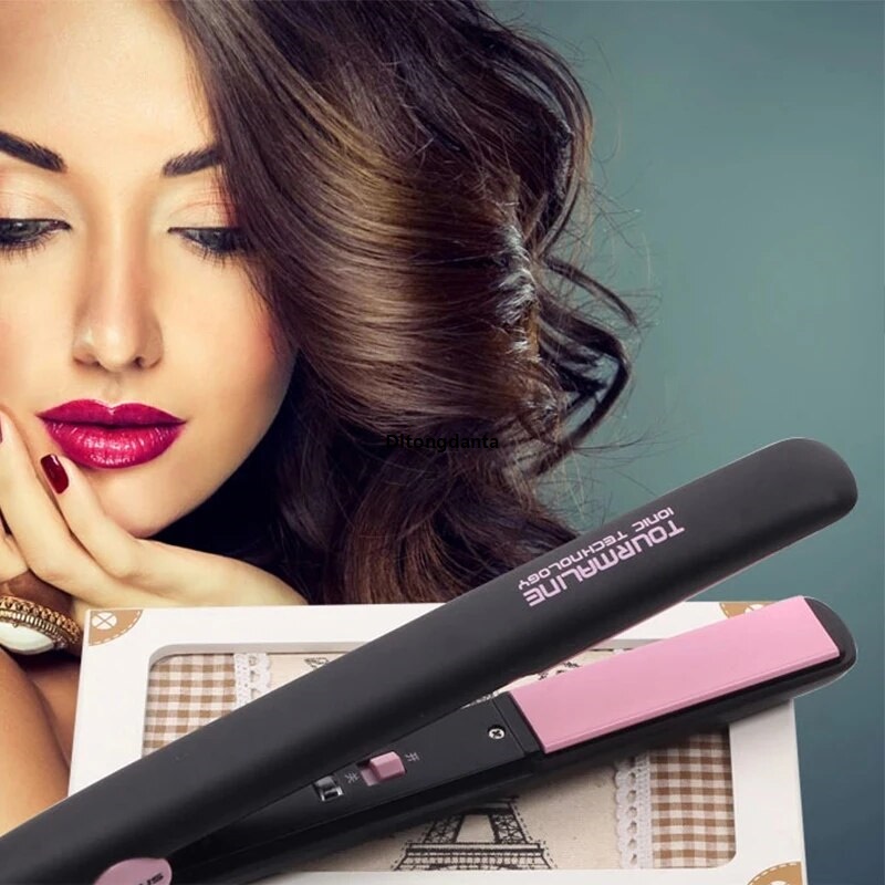 Styling Beauty Ladies Curling Iron Straight Hair Ceramic Hair Straight Professional Iron Flat Iron Chapinha Tool 220V