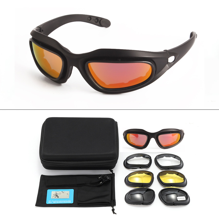 New Tactical Goggles Outdoor Polarized Climbing Cycling Fishing Sports Glasses Windproof Dustproof Safety Protective Eyewear