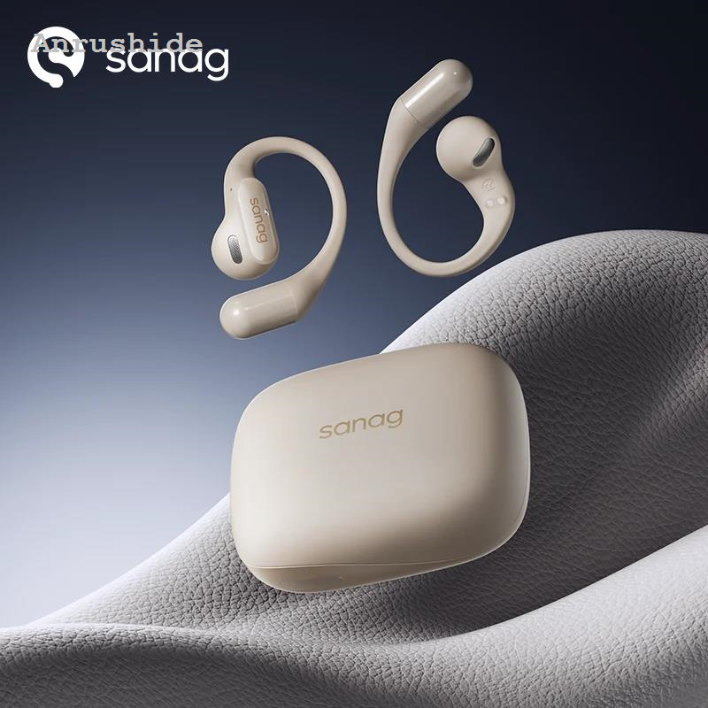 Anrushide Sanag G6S Open Ear Bluetooth Earphone Ear Hook OWS Wireless Headphone New HiFi Sound Touch Control TWS Headset Sport Earbuds