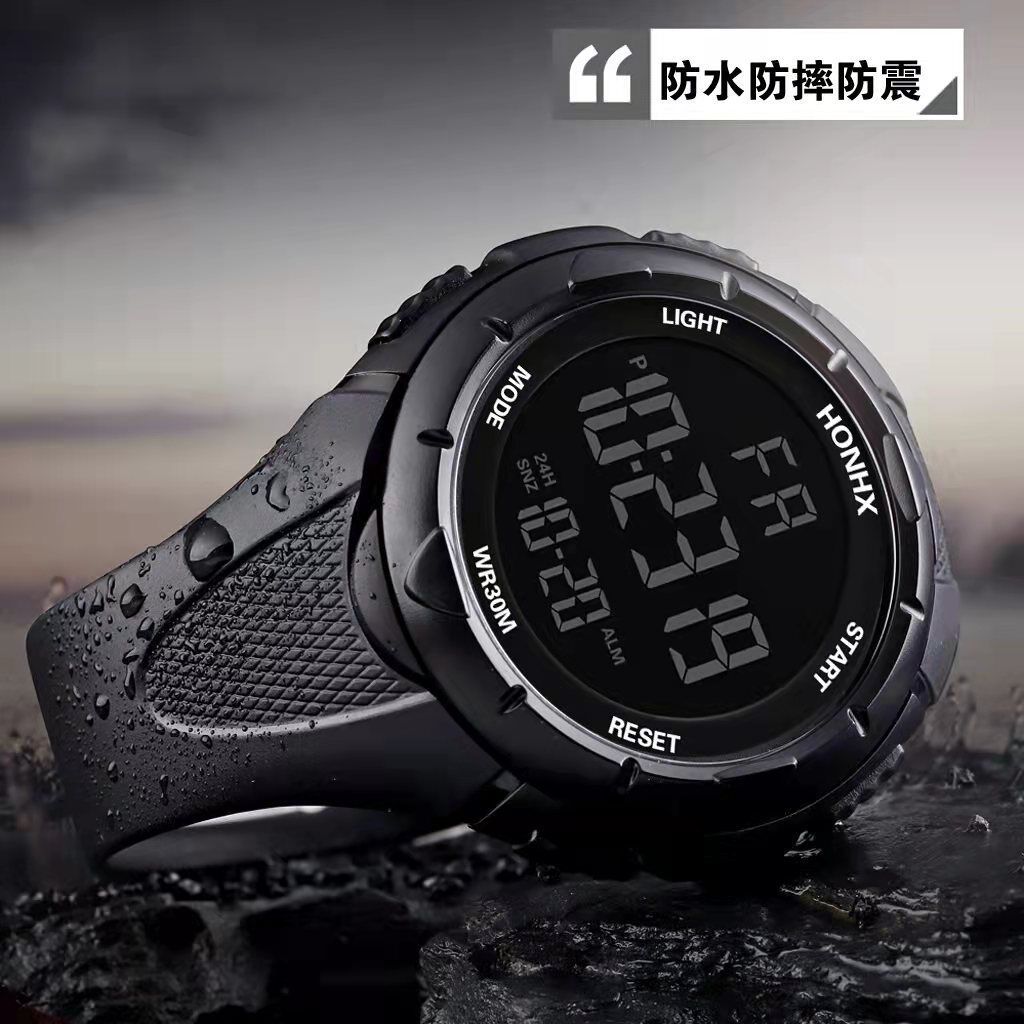 Black Technology Astronaut Dial Smart Watch Men and Women casual Sports Electronic Watch