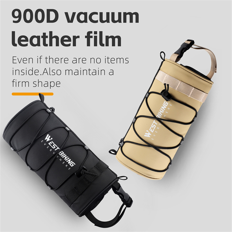 WEST BIKING 2L Bicycle Handlebar Bag PVC Waterproof Front Bag Versatile Top Tube Bag for Cycling Travel MTB Road Bike Accessories