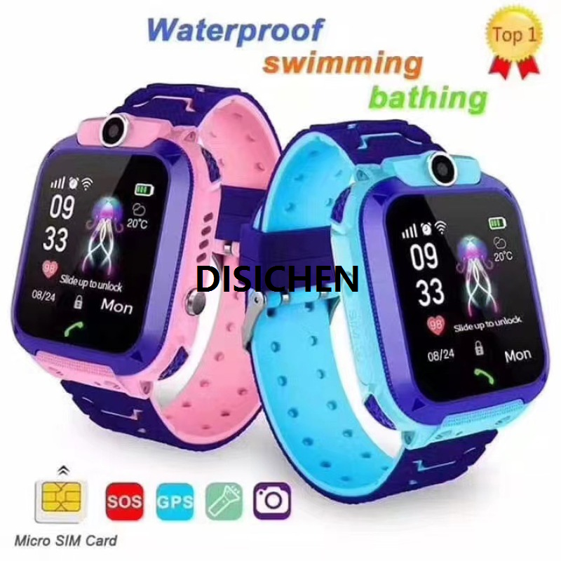 【Popular】DISICHEN 4G Kids Smart Watch, Kids Mini Phone with Call, SOS, Camera, Hot Selling 3 Styles Cartoon Watch, Girl Boy Birthday Christmas Gift