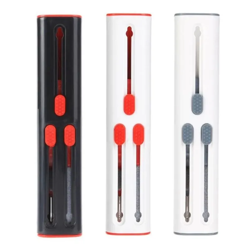 multi cleaning pen Portable Earbuds Cleaning Pen Brush Headphone Charging Box Screen Cleaning ToolTool Sets