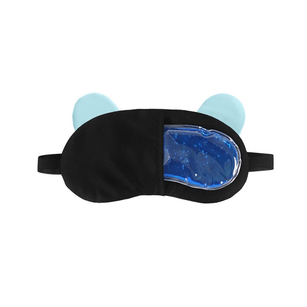 1Pc Cute Cartoon Ice Eye Mask Sleeping Mask Soft Sleeping Blindfold Shading Ice Bag Eye Mask Travel Relax Eyeshade Eye Care Tool