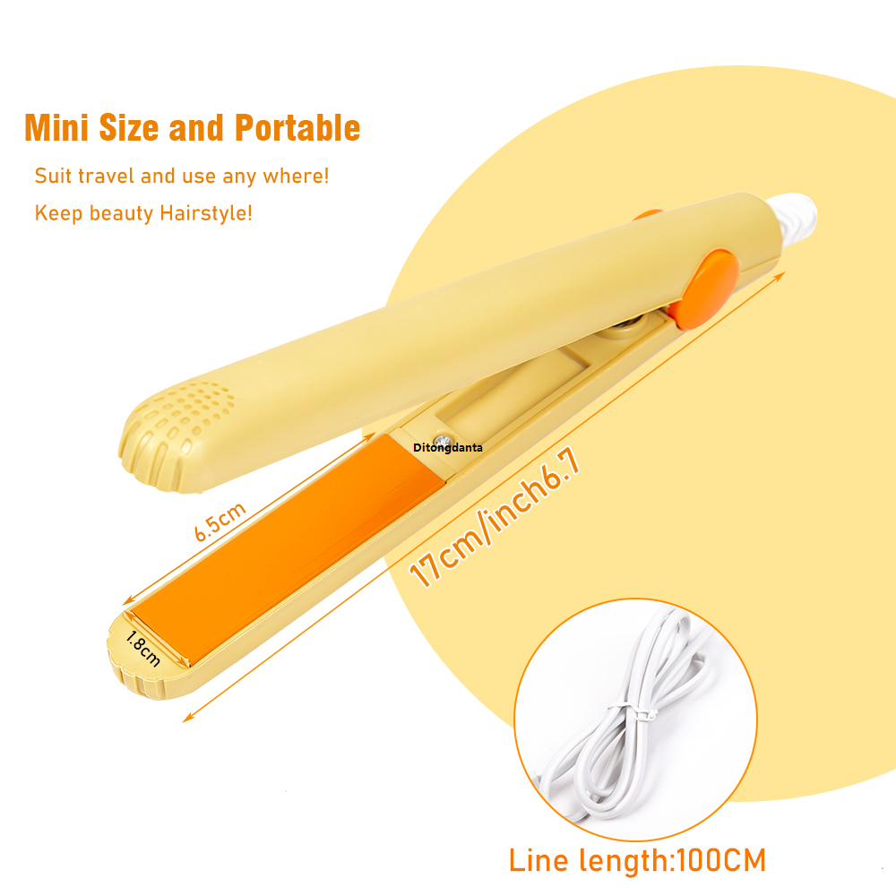 HOT Hair Hair Straight Men Women Applicable Hair Straight Mini 2 New Style 1 Travel Hair Maker Small Portable Ceramic Straight, and Beard Straight