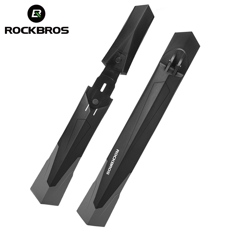 ROCKBROS Bicycle Fenders Adjustable Bike Mudguard Cycling Wings Lengthen Durable Wheel MTB Quick Release Fenders Bike Accessorie