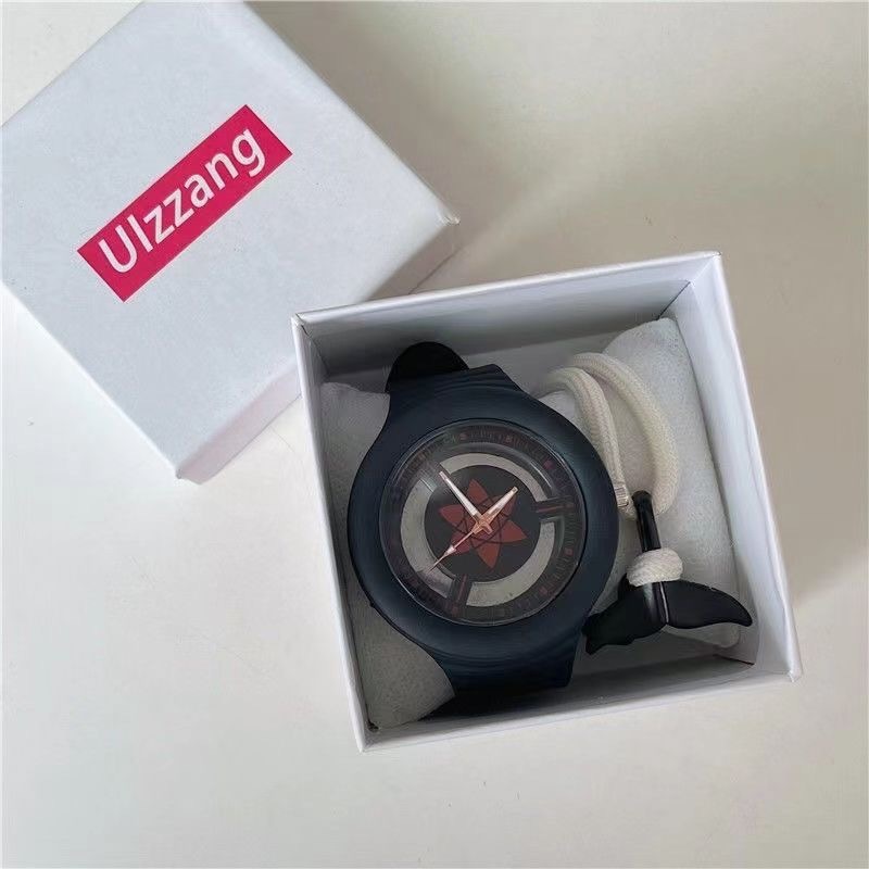 【I was hyped up】Naruto Collaboration Watch Sharingan Naruto Sasuke Anime Student Personality Versatile