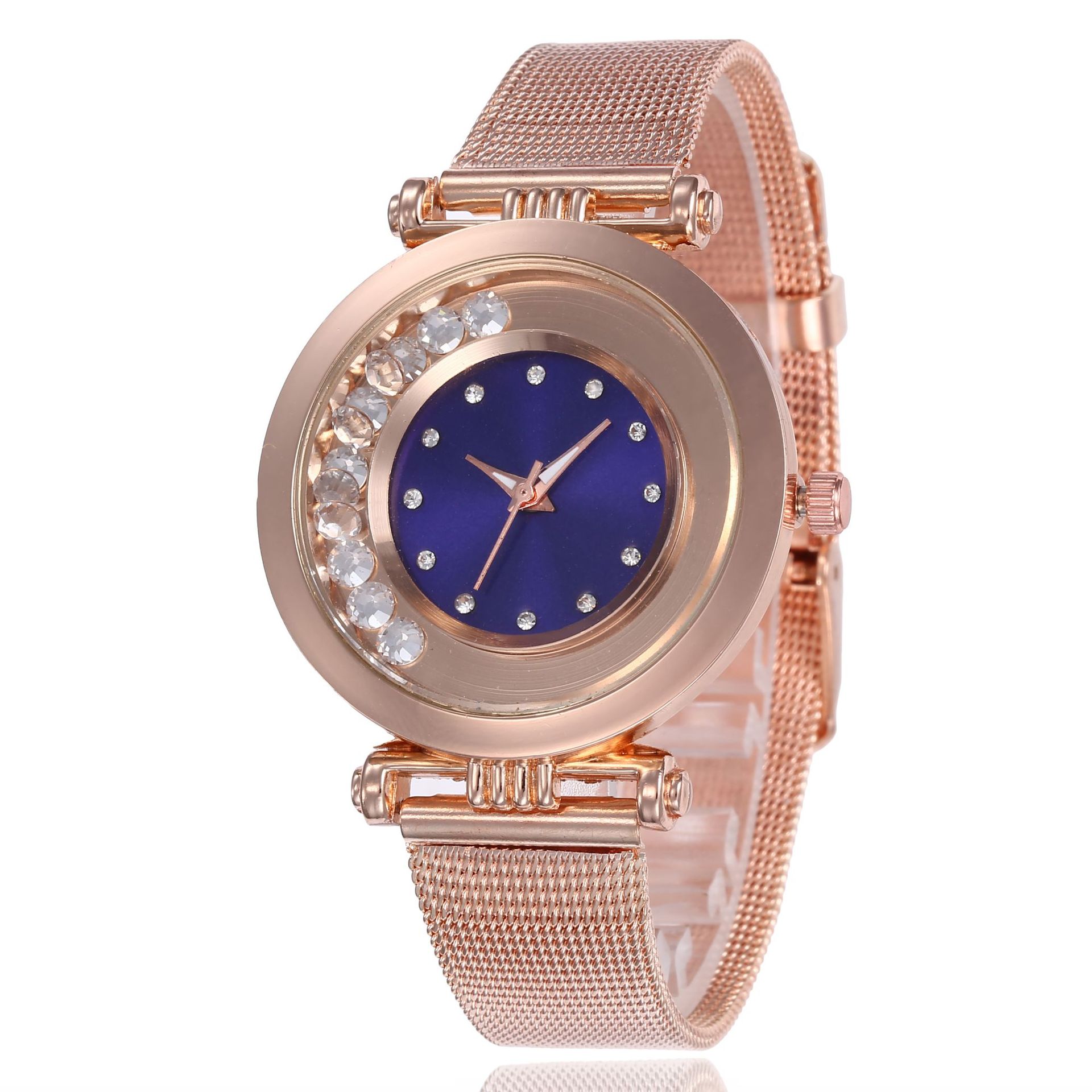 【New arrival】Watch Couple] Hot Most [This Year Fashion Magnetic Buckle Milan Magnet Women's Watch Quartz