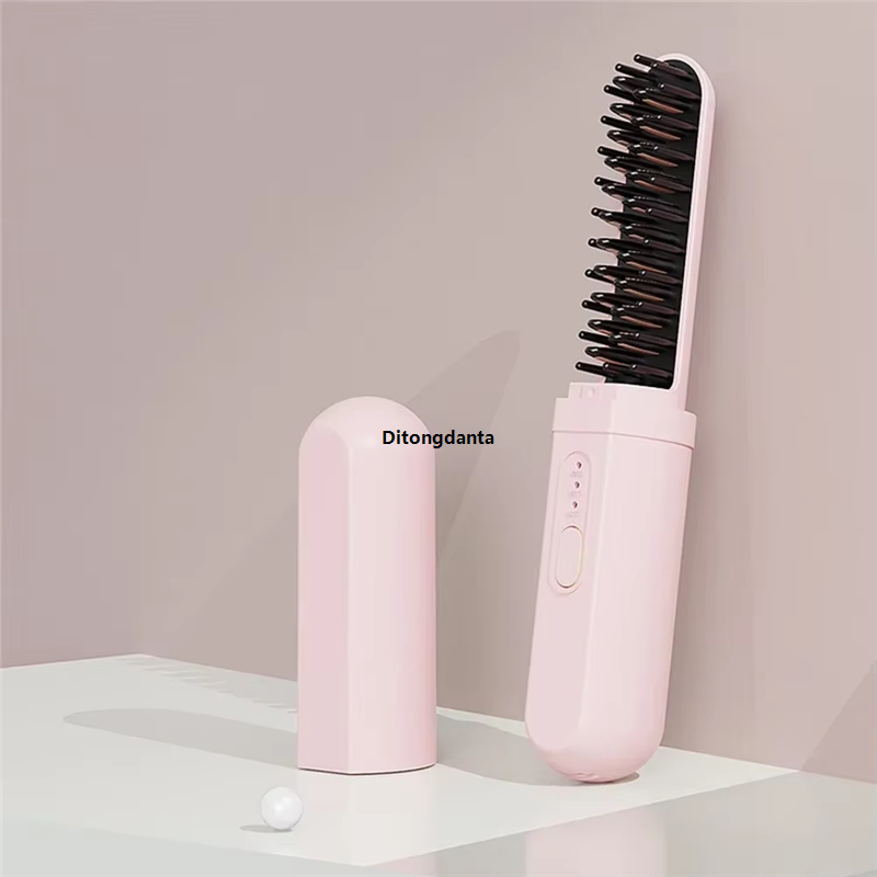Technology, curling iron wireless mini portable hair straightener, rechargeable, dual-purpose negative ions