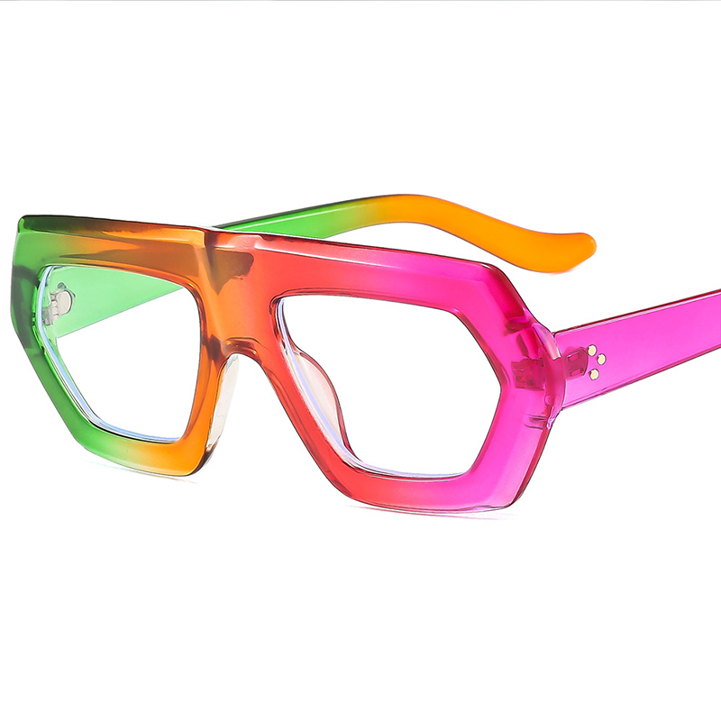 Womens Thick Frame Reading Glasses 2024 Luxury Brand Designer Fashion Transparent Eyewear Finished Hyperopia Eyeglasses +2.25