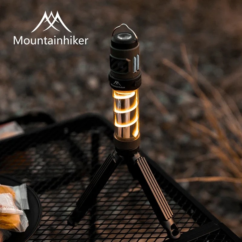 MOUNTAINHIKER Outdoor Camping Tactical Lamp Killer Portable LED Flashlight Magnet U-SB Charging High Power Mosquito Tent Light