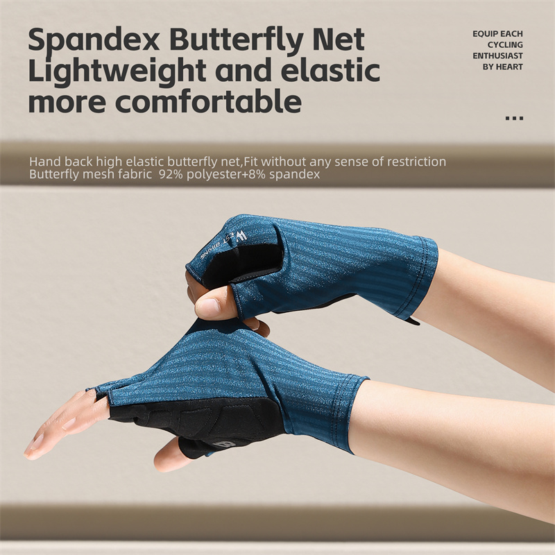 HOT WEST BIKING Cycling Bike Gloves MTB Road Anti Slip Shock Proof Bike Gloves Men Women Summer Gym Training Sports Hand Gloves
