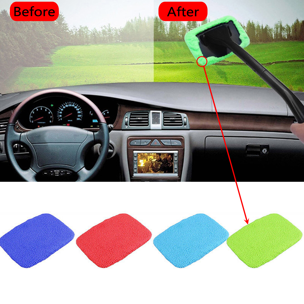 1Pc Car Windshield Dust Removal Clean Brush Mat Auto Glass Wiper Microfiber Washing Towel Cleaning Care Car Wash Accessories