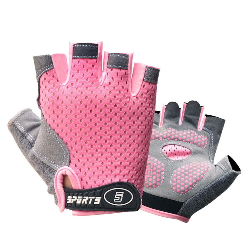 HOT 1Pair Kids Cycling Gloves Bike Gloves for Boy Girl Training Outdoor Sports Breathable Anti-Slip Half Finger Road Bike Gloves