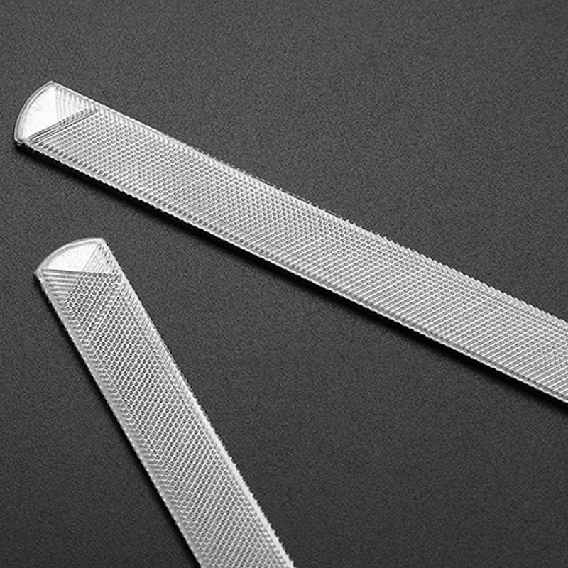 HOT 1/2Pcs Professional Nail File Stainless Steel Polishing Block Sanding for Nail Nailfile Manicure Supplies Tools Art Beauty