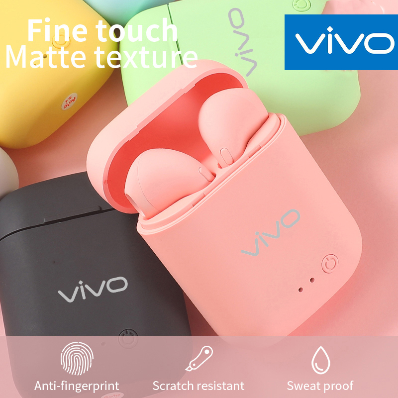 🎧Fast Shipping 🎧 VIVO i12 Bluetooth Headphones Handsfree Stereo Waterproof Noise Reduction Headphones Suitable for Games with Microphone