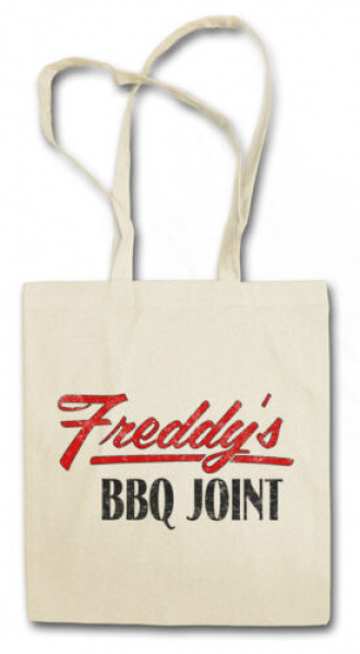 FREDDY& # 039;S BBQ JOINT SHOPPER SHOPPING BAG Bar Sign Logo Company Hayes Frank
