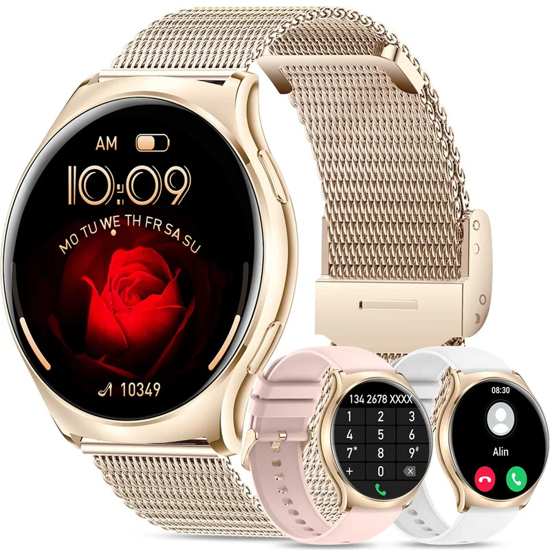 for MEIZU 18s Pro realme C21Y LG G3 Mi 12Smart Watch 1.43" IP67 Watch Dial Heart Rate Blood Pressure IP67 Waterproof
