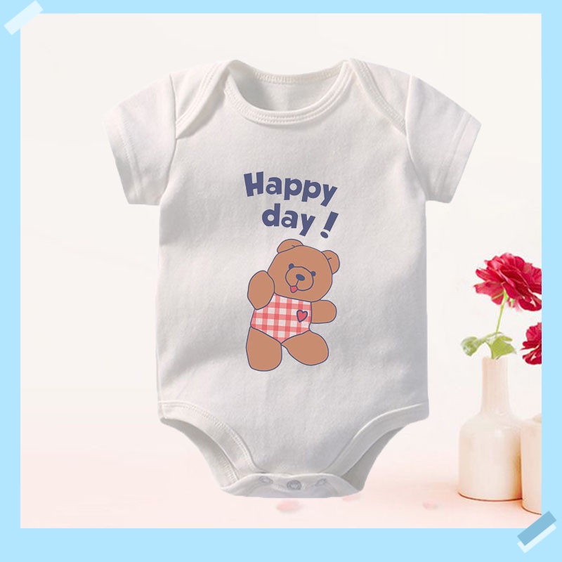 Ready Stock]animal Pajamas Newborn Short Sleeve Costume European and American Jumpsuit OQ85