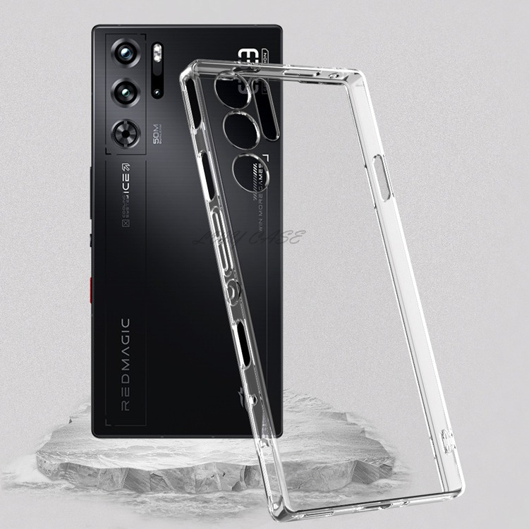 For ZTE Nubia Red Magic 10S 10 9 Pro+ 8s 7 7s 6 5 Thin Transparent Soft Case