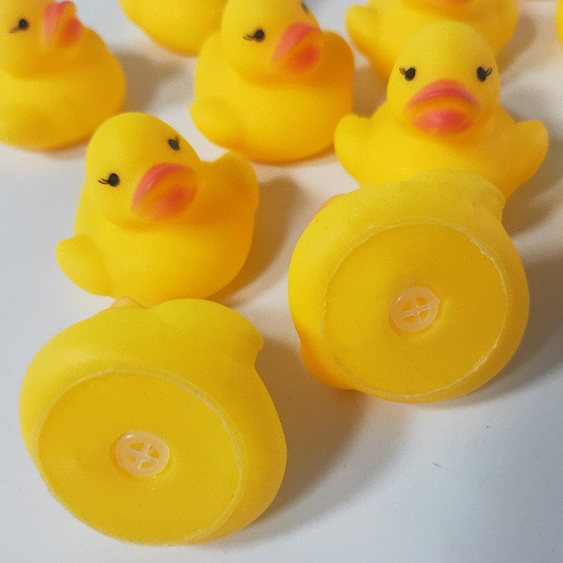 Baby Baby Shower Toy Kindergarten Rewards Children's Creative Cartoon Pinch called Water Playing Little Yellow Duck Gift