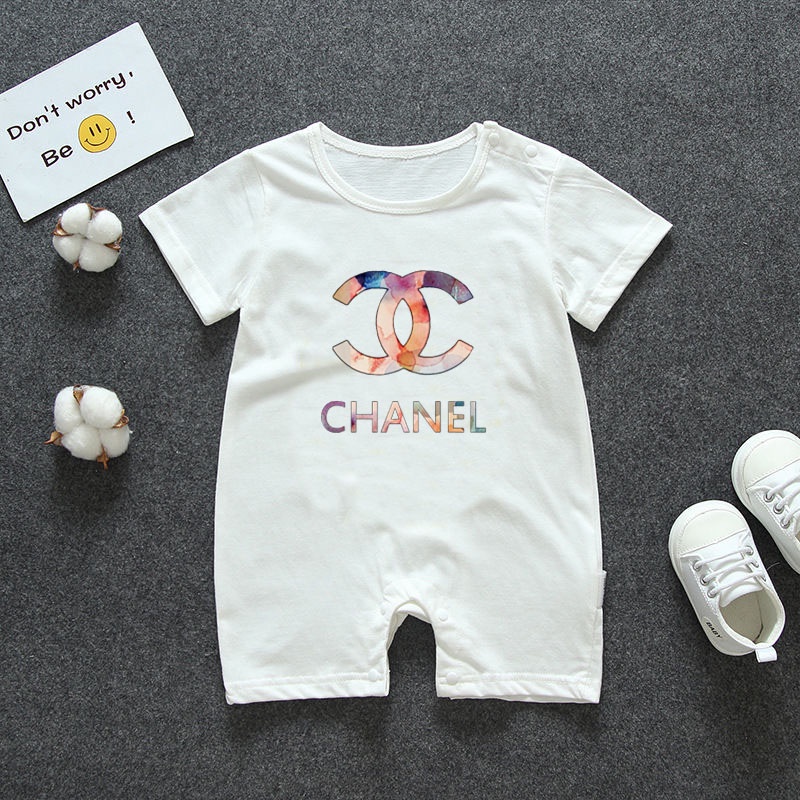 Ready Stock Trendy Baby Short-Sleeved Short-Leg Bag Butt Clothes Boys Girls Romper Children Butterfly Breathable Jumpsuit 3TZY