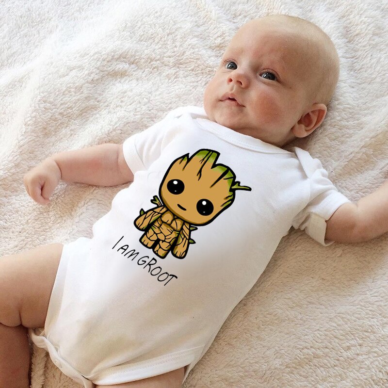 Newborn boys girls baby new cartoon graphic printed baby rompers body one piece jumpsuit baby playsuit FN77