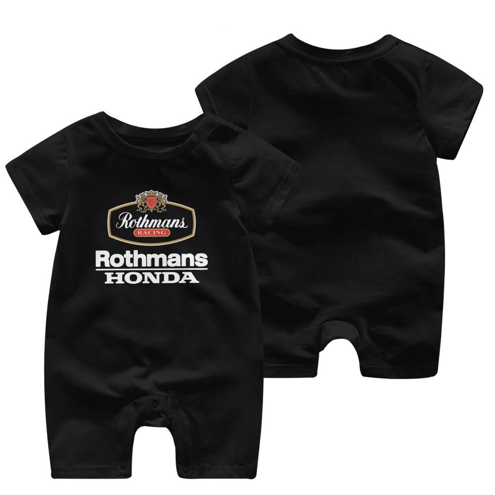 [READY STOCK] Pattern Customization Baby Romper Classic Rothmans Honda Motor Bike Le Mans Inspired Breathable Outfit Baby Outing Clothes Hight Quality Newborn Romper TWMK
