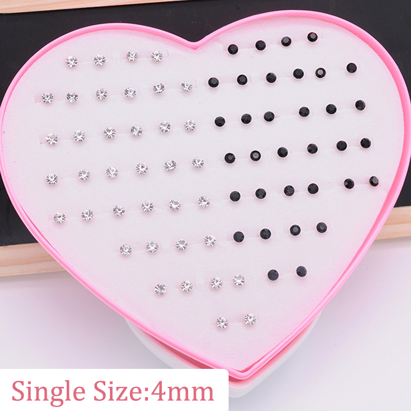 1Set Cute Exquisite Multicolor Cartoon Hypoallergenic Plastic Stud Earrings Set For Women Girl Wedding Christmas Gifts Jewelry MENGYU