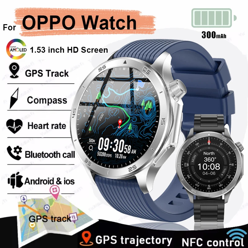 For Galaxy Watch Z7 Ultra Smart Watch Men 1.52" AMOLED Outdoor Sports Bluetooth Call IP68 Waterproof Smartwatch 2025 New