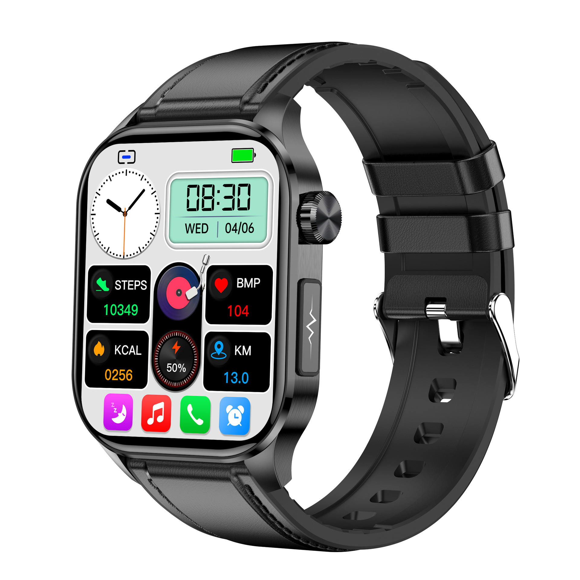Cross-Border ET580 Smart Watch ECG Blood Pressure Heart Rate Monitor Sports Watch 2.04 Inch AMOLED Smart Watch