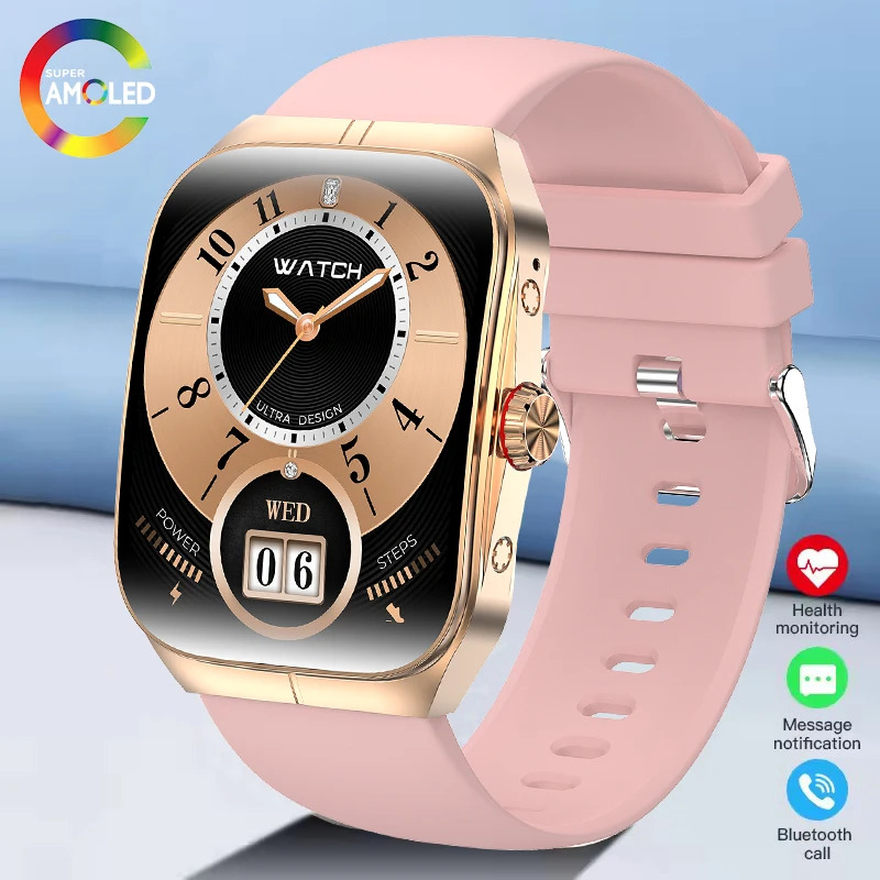 For OPPO NFC Watch 4 Pro Sport Smart Watches Women GPS Track Health Monitoring Waterproof Bluetooth Call Smart Watch 2025
