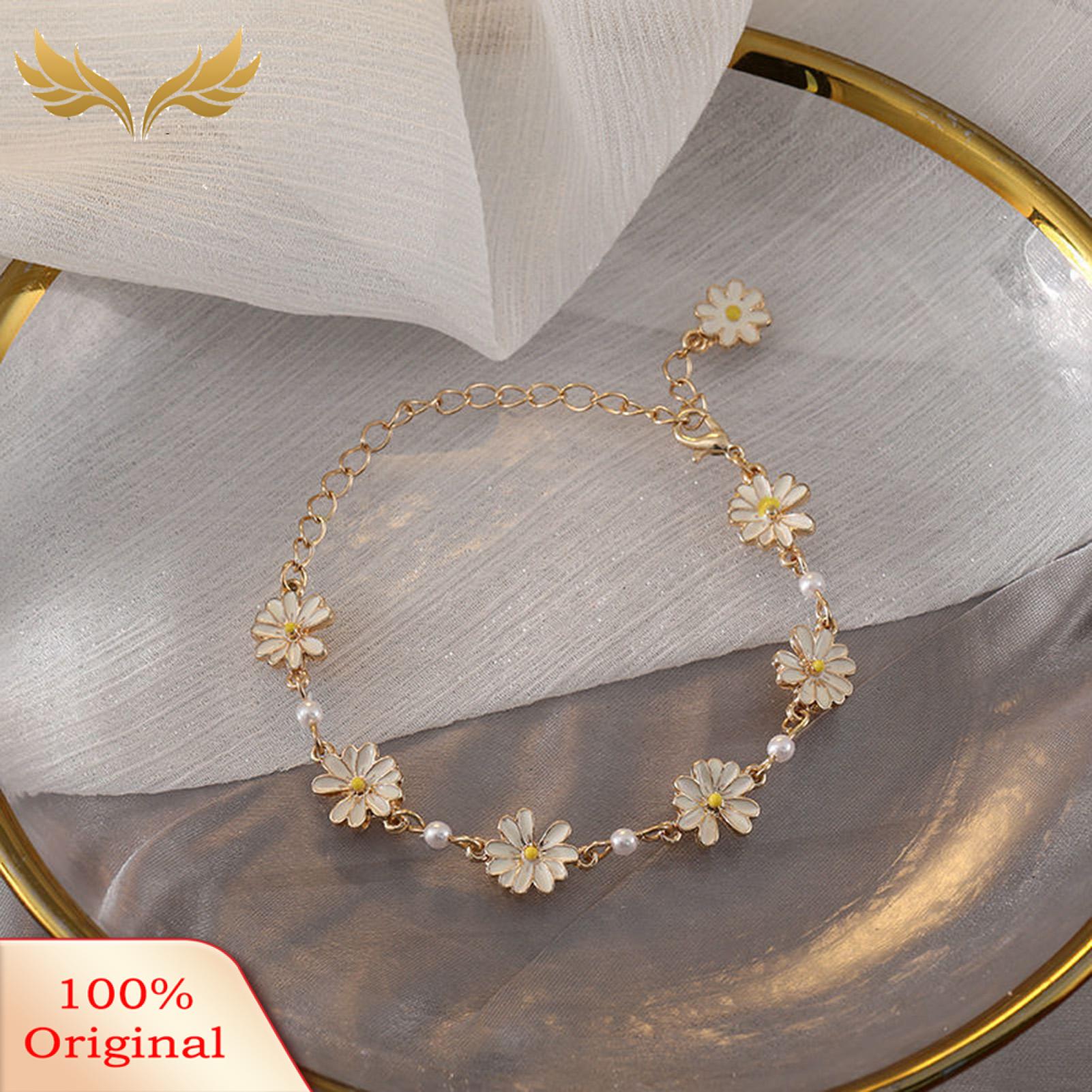 Super Eight pointed star Korea Sweet Simple Flower Daisy Bracelet Adjustable Ins Girl New 2023 Bracelet For Girl